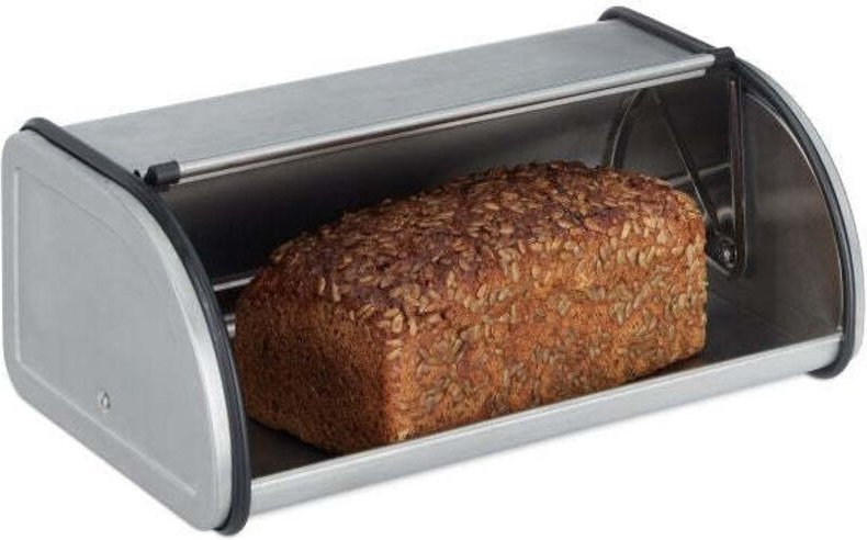 Stainless steel bread bin