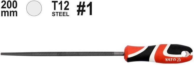 METALLFEILE 200 mm Nr. 1 RUND