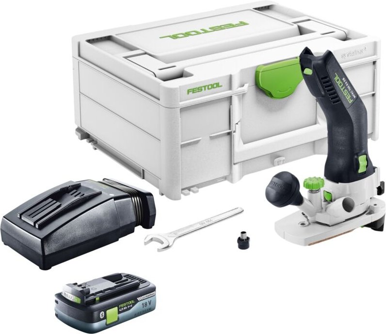 Festool MFKC 700 KA EB-Basic Akku Modul Kantenfräse 18 V 8 mm Brushless + 1x Akku 4,0 Ah + Ladegerät + Systainer