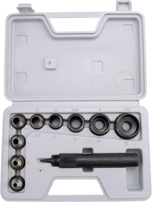 10 Stücke Schwere Hohl Schlagen Kit Set Dichtung Leder Gummi Stanzen Diy Perforier Werkzeuge