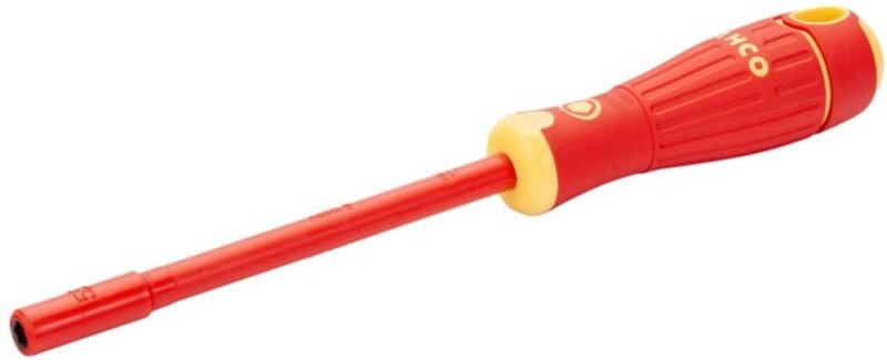 Nach vde isolierter Fit-Sechskant-Steckschlüssel mit Mehrkomponentengriff, 9 x 125 mm - Bahco