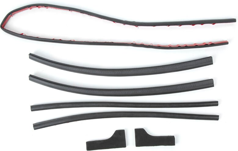 Qiilu Heckklappendichtungssatz, 7-teiliger Heckklappendichtungssatz für AMAROK 2010-2018.