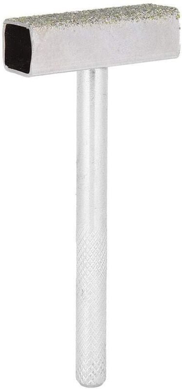 Schleifscheibenschleifer, 8 mm Schaftgriff, 45 mm Breite, diamantbeschichtete Planfläche, 8010-02 Schleifwerkzeug zum Ab...