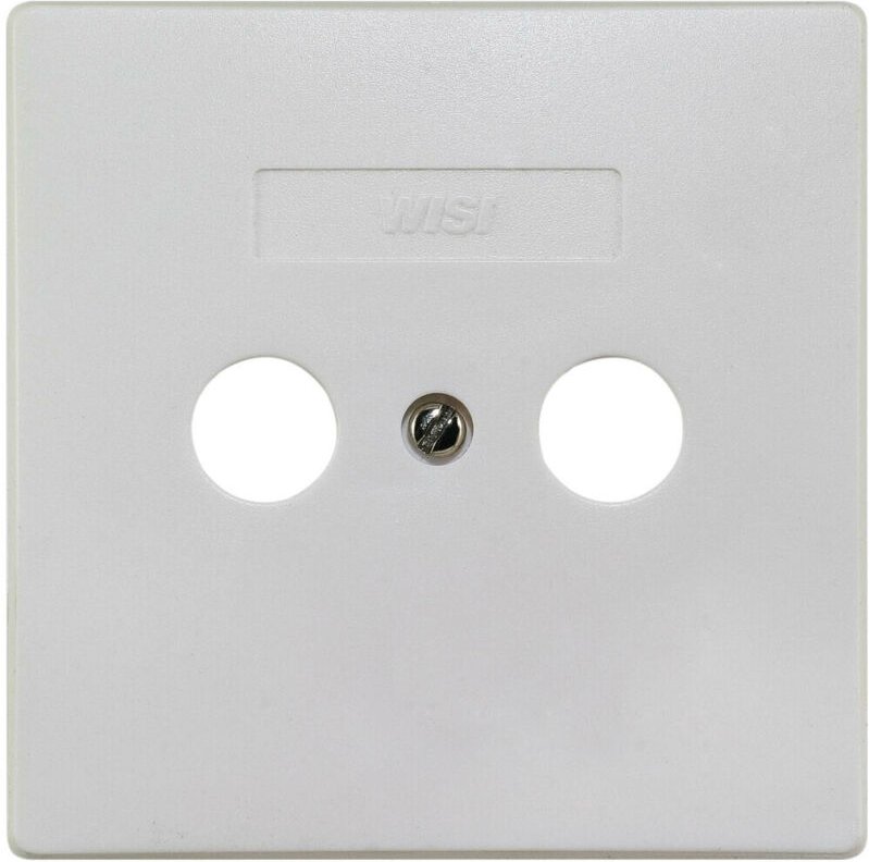 Wisi Abdeckplatte 2-Loch 75x75 mm DW42