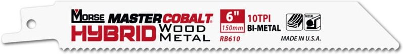 Metall-Säbelsäge MASTER COBALT Hybrid 6" 035 10/14 5PK Morse-RB61014T05