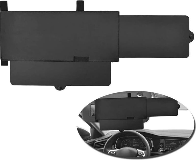 Sonnenschutzblende fürs Auto, Blendschutz und UV-Schutz, verstellbare universelle Sonnenschutzblende für Fahrer- oder Be...