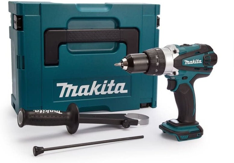 18V lxt Schlagbohrmaschine (nur Maschine) in makpac Makita DHP458ZJ