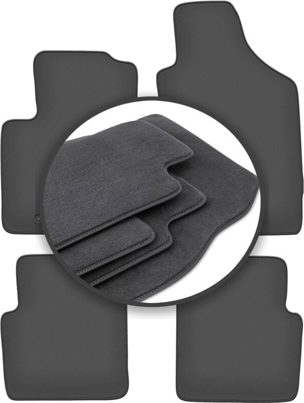 Premium Autoteppiche für: Fiat 500 Cabrio, Schrägheck (2007-2013)