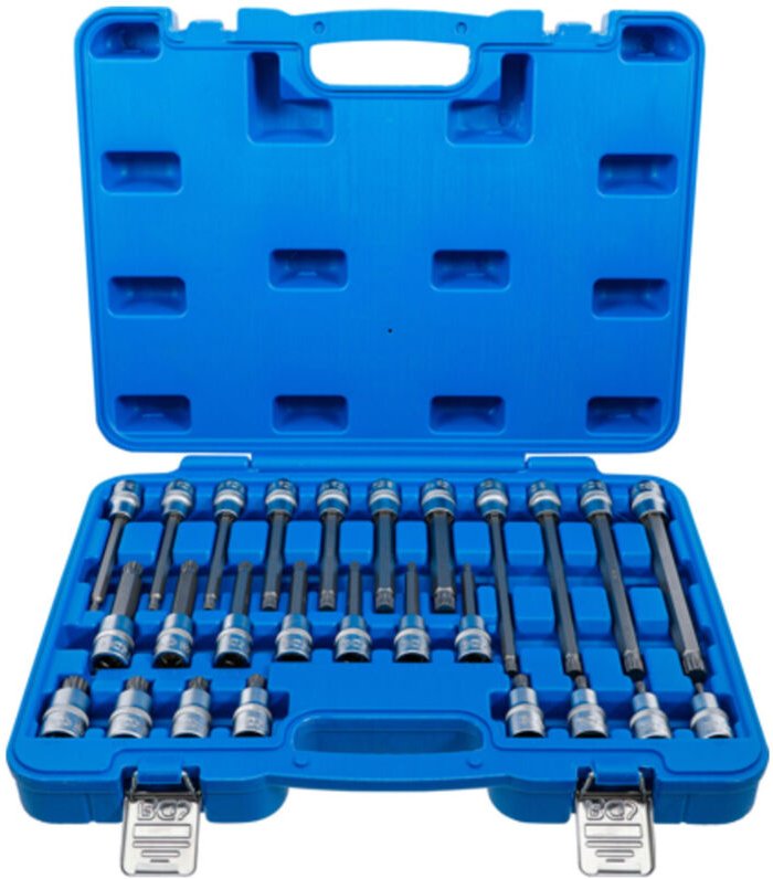 BGS Bit-Einsatz Antrieb Innenvierkant 12,5 mm (1/2") Innenvielzahn (für XZN) M17 - 5180-M17