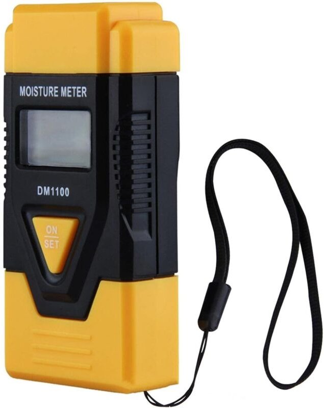 Holzfeuchtemessgerät Baufeuchtedetektor Spindelfeuchtetester mit 2 Nadeln Hochpräzise 3 in 1 für Holzbau, Holzwände, Hei...