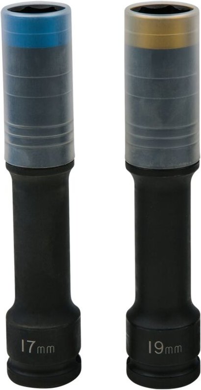 Ks Tools SlimPOWER Impact-Stecknuss-Satz, extra lang, 2-tlg., 1/2, 17+19 mm