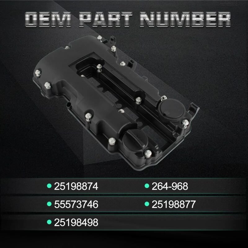 Hochleistungs-Ventildeckel mit Dichtung, passend für Opel Astra J / Zafira C Motoren. Hochdichtender, hitzebeständiger u...