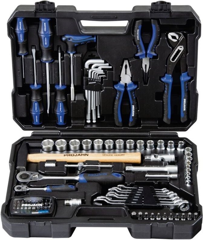 Werkzeugkoffer Set proficraft 98 tlg. (Werkzeugset, Werkzeugtasche) 8666 - Projahn