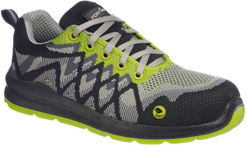 Sicherheits-Sneaker low eco S1P Schwarz/Gelb 37