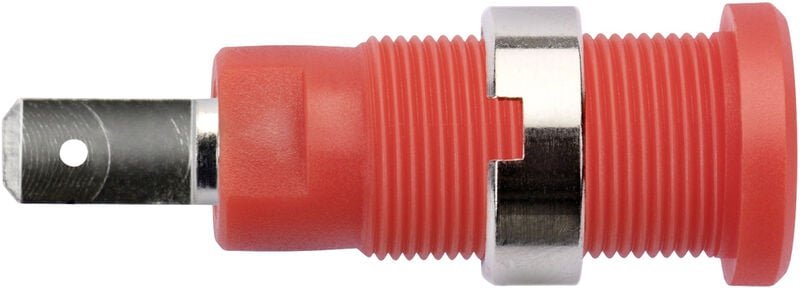 Sicherheits-Einbaubuchse Rot 1 St. - Schützinger