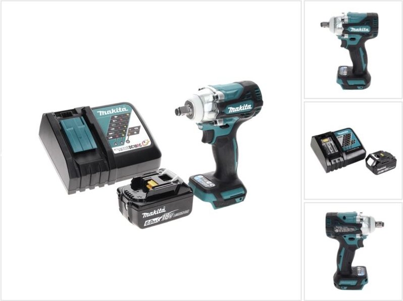Dtw 300 RG1 Akku Schlagschrauber 18 v 330 Nm 1/2' Brushless + 1x Akku 6,0 Ah + Ladegerät - Makita