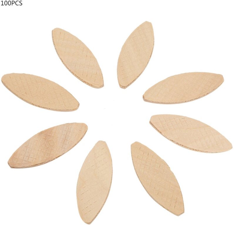 Eujgoov 100-teiliges Holz-Lamellenverbindungsbrett, Holz-Lamellenverbindungsbrett, Heimwerkerwerkzeug 0 (10)