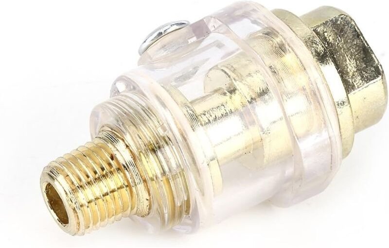 1/4" BSP Mini-Inline-Ölschmierer für Druckluftwerkzeuge, Ölschmierer, Kompressor, automatische Schlauchschmierung für Dr...