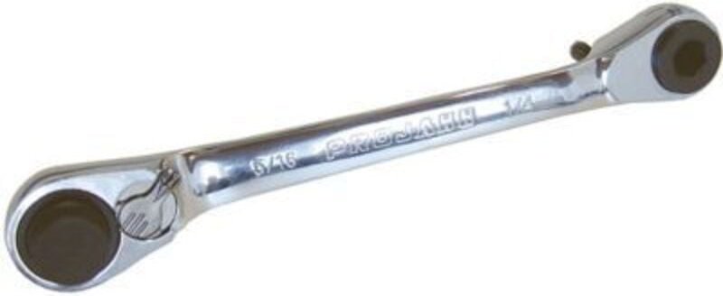 Projahn GearTech 1/4 + 5/16 Bit-Doppelring Schlüssel