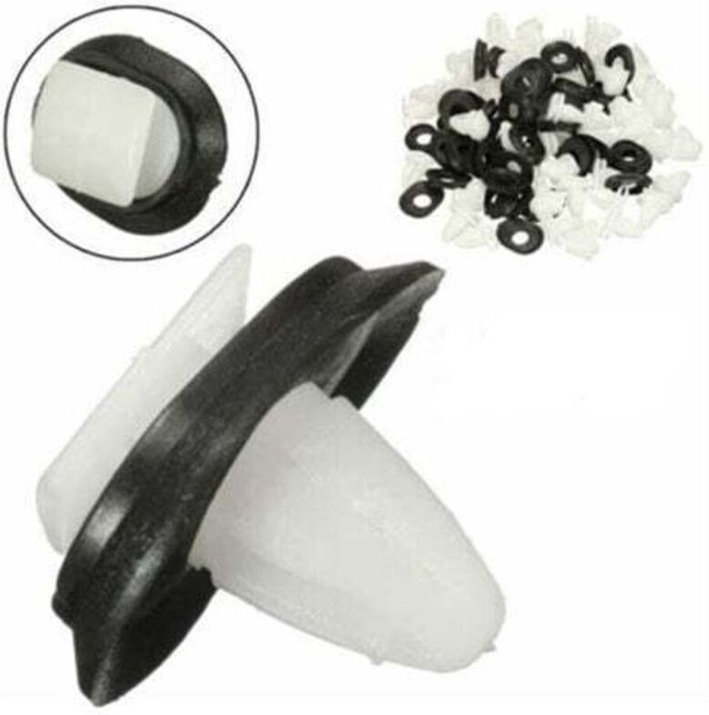 100 Stk. Klammer für Verkleidung, Befestigungsclip, Paneeldichtung, Tür für Fiat Ducato 71728806, 8565.43, 856543