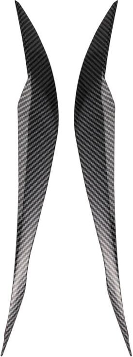 Tlily - 2 Stück Carbon Fiber Frontscheinwerferabdeckung Licht Lampe Augenlid Augenbrauen Trim abs für - F30 F35 2013-201...