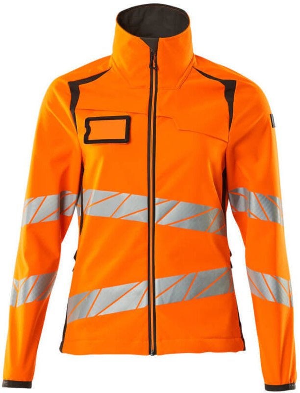 Mascot Soft Shell Jacke, Damenpassform Soft Shell Jacke Gr. XL, hi-vis orange/dunkelanthrazit
