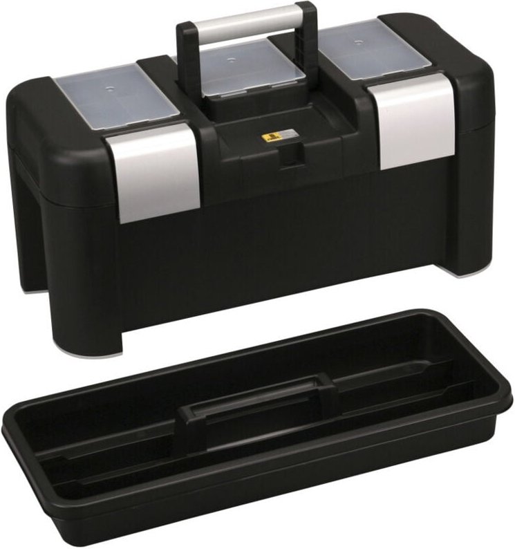 Allit Werkzeugkoffer McPlus Alu 21 ohne Inhalt schwarz