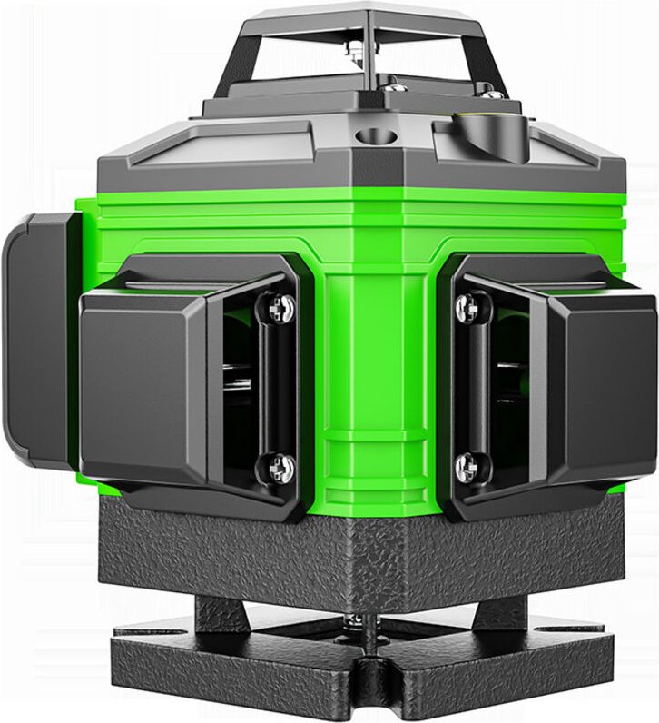 x 360° Laser-Nivelliergerät – Mehrlinien-Laser-Nivelliergerät mit 2400 mAh Akku, 8 horizontalen und vertikalen grünen La...