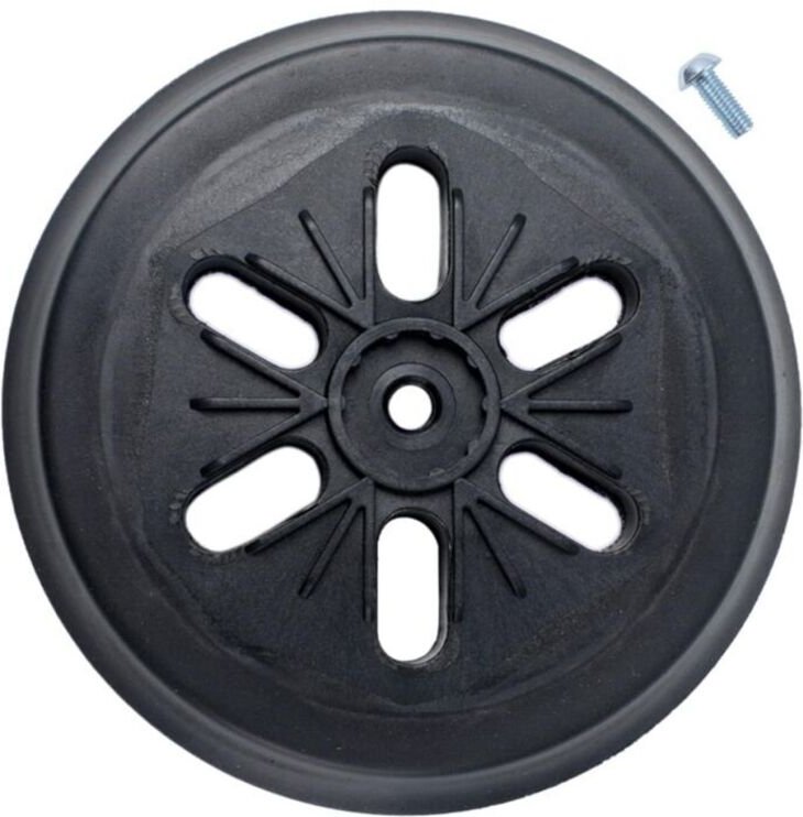 Schleifteller für Bosch Exzenterschleifer GEX 150 AC, PEX 15 AE und GEX 150 Turbo, Ø 150 mm, mit Schraube. Schleifscheib...