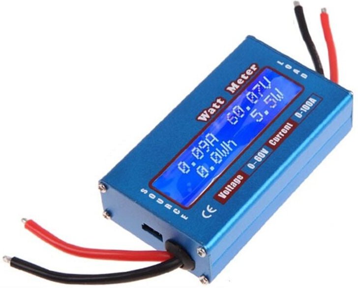 Tlily - dc 60V 100A WATT-MessgeräT Leistungsanalysator Solarwindanalysator lcd Digitaler StromenergiezäHler DC-Leistungs...