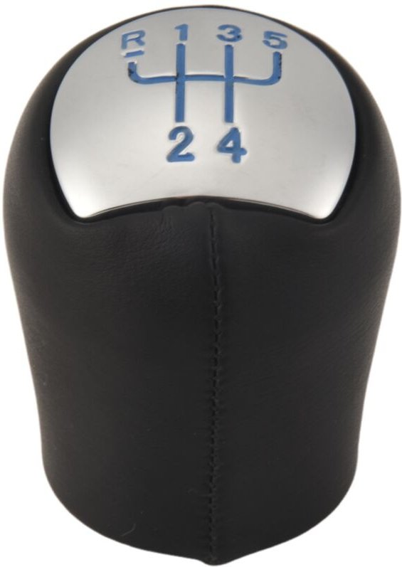 Manueller 5 Gang Leder Schalt Hebel für II Kangoo Blau