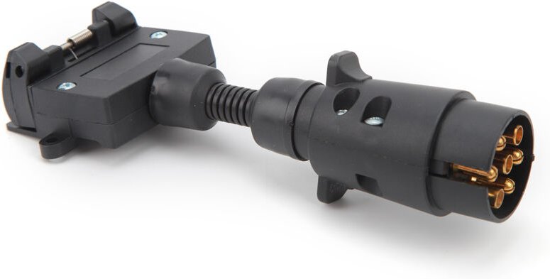 Fafeims 7-poliger Zündkerzenstecker-Adapter für Anhänger, wasserdicht, flach, vielseitig einsetzbar, einfache Installati...