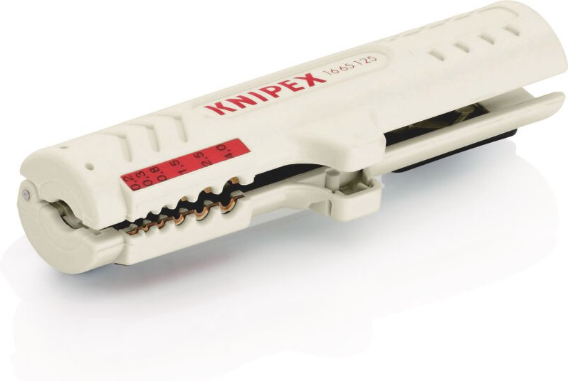 Knipex - 16 65 125 sb Kabelentmanteler Geeignet für CAT5-Kabel 4.5 bis 10 mm 0.2 bis 4.0 mm²