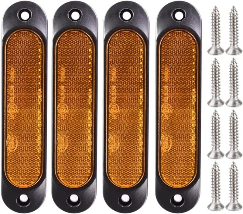 Stück 12 V-24 v vordere 27 LED-Anhängermarkierung, hintere LED-Anhänger-Parkschilder für lkw, Bus, Boot, Wohnmobil, lkw,...