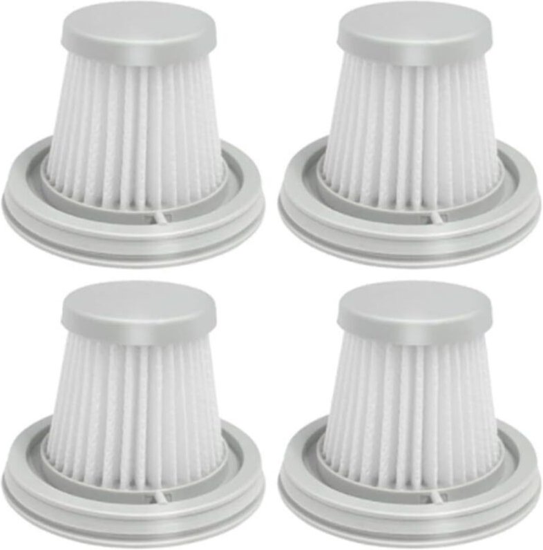 Set mit 4 HEPA-Filtern, kompatibel mit dem kabellosen, waschbaren Staubsauger Xiaomi Mijia Handy Home Car Mini – Ersatzt...