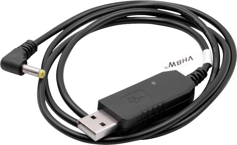 Thumbnail - Vhbw - Ladegerät kompatibel mit Baofeng BF-758S, BF-E500, BF-F8HP Funkgerät-Akkus - USB-Ladekabel, 93 cm, mit Kontrolleu...