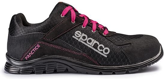 Sicherheitsschuh Sparco practice jody esd S1P src (schwarz/fuchsia)