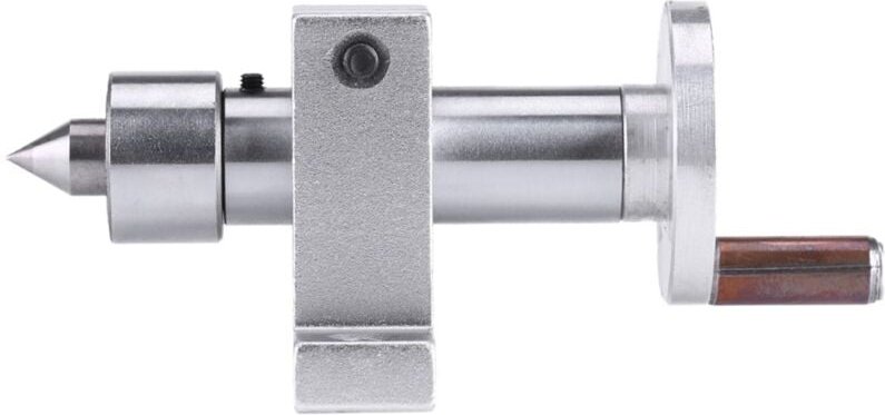 Drehspitze mit Doppellager für Mini-Drehmaschine mit Schraubenschlüssel