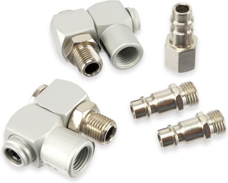 DAYTOOLS Druckluftgelenkanschluss-Set DLAS5, 5 teilig