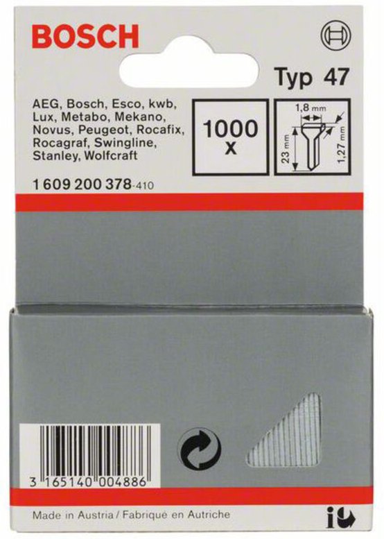 Nagel Typ 47, 23 mm, für Nagelpistolen - Bosch