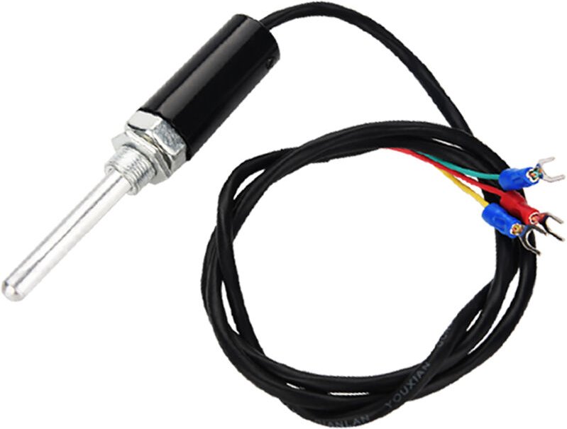 PT100-Thermoelement-Temperaturfühler mit Edelstahlkabel (50 mm)