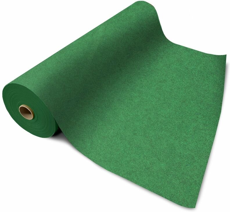 Messeteppich auf Maß Sintra Dunkelgrün 0602 100 x 250 cm