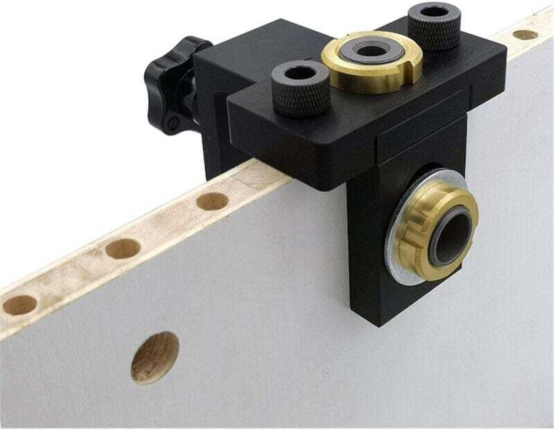 Taschenbohrlehren-Set 8/10/15 mm, 3-in-1-Bohrlehren-Set für die Holzbearbeitung