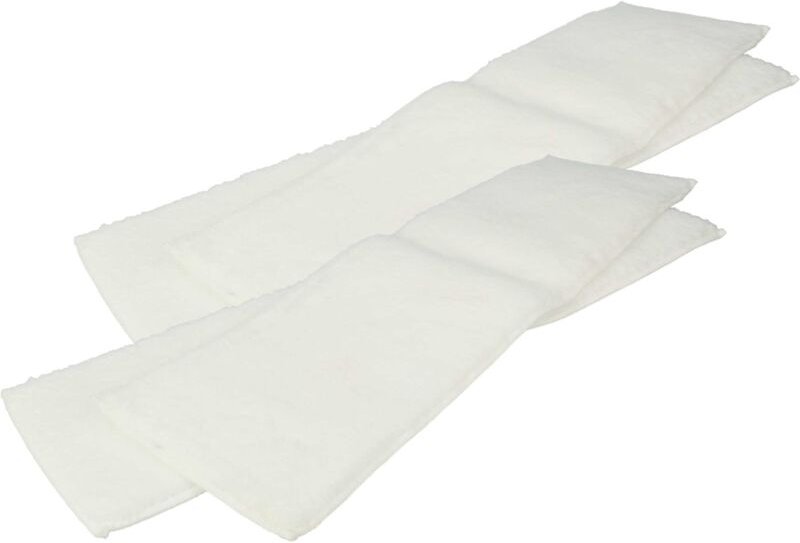 4x Wischbezug kompatibel mit Kärcher k 1501, k 1501 be 6000, k 1401 plus Dampfreiniger, Dampfmop - Soft-Bodentuch 40,5 x...