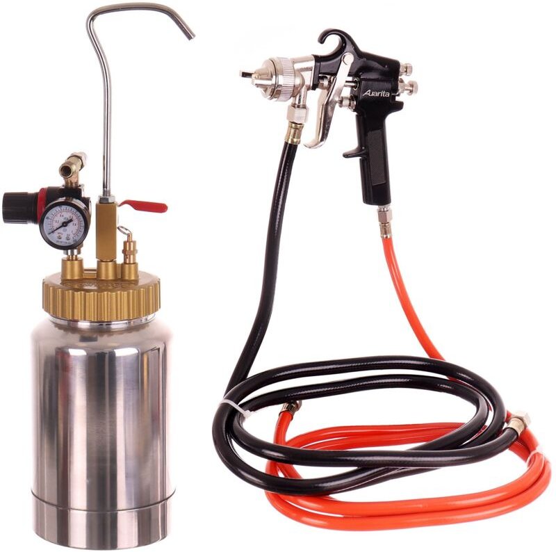 Lackierpistole, Spritzpistole, Düse 2,0 mm, Behälter 2 l, Set