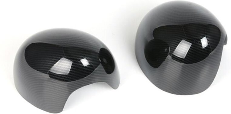 Für F54 F55 F56 F60 AußEn RüCkspiegel Deckel Kappe SchalengehäUse Kohlefaser Auto Aufkleber ZubehöR