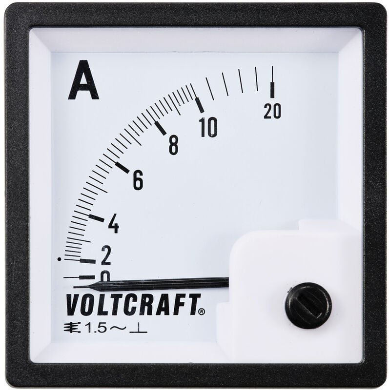 Voltcraft - AM-72X72/10A AM-72X72/10A Analog-Einbaumessgerät AM-72X72/10A 10 a Dreheisen