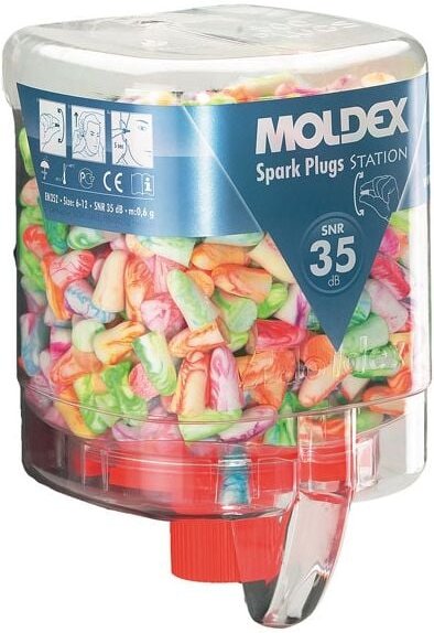 Einwegstöpsel Spark Plugs in Station, klein snr 35 dB 250 Stk - Moldex