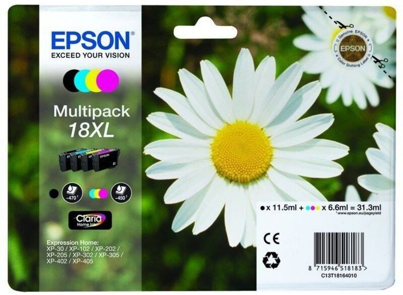 Epson Daisy Multipack 4-colours 18XL Claria Home Ink
