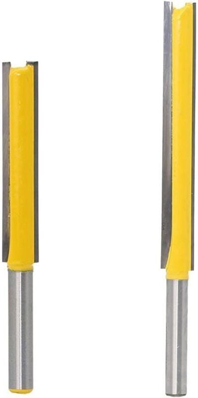 Stück 1/4 Schaft Extra Langer Gerader Fräser 2' 3' Langer Fräser Fräser Schnitt Für Die Holzbearbeitung